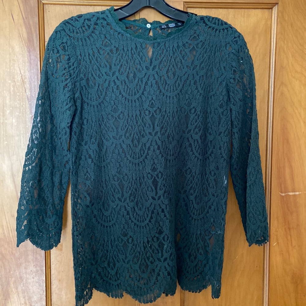 NWOT Zara Lace Blouse